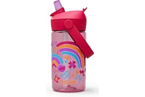 CAMELBAK THRIVE FLIP STRAW KIDS 14OZ – bouteille de sport – étanche – taille adaptée aux enfants – fermeture facile à boire – idéal pour les déplacements – Rainbow Floral, taille: OS