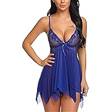 SEDEX Babydoll Lingerie Sexy Intimo Donna Biancheria Intima Confortevole Stile-Anteriore Aperto Grande Size Pizzo Lace Linger