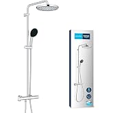 Grohe Vitalio Start System 250 Shower System with Built-In Thermostat, Chrome, 26677001