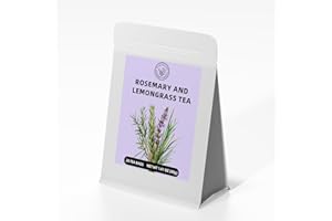 HANFANGLING HANGFANGLING Rosemary Lemongrass Tea, Promotes Digestion, Calms and Relaxes, Refreshes the Mind, Relieves Anxiety, Skincare and Beauty, Gift Tea (20 Tea Bags)