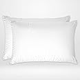 Ray Bedding 100% Egyptian Cotton 400 Thread Count Housewife Pillow Cases, White, Pack Of 2