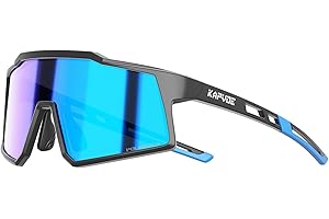 KAPVOE Gafas Para Niños - Polarizadas& Fotocromáticas para Gafas de Ciclismo Juvenil Béisbol Softball Tenis UV400 K9031