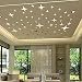 Produktbild StillCool Stern-Aufkleber Bling-Bling Spiegel-Oberflächen DIY 3D Peel & Stick Spiegel Abziehbild Kunst Wandaufkleber Kids Kinderzimmer Kindergarten Decke Dekorative Home Decor Dekoration Wandsticker 8cm 50 Stück Silber