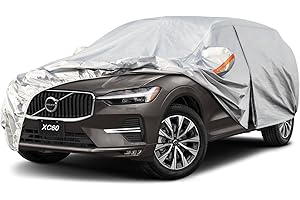 ‎KAYME Kayme Car Cover Waterproof Breathable for Volov XC60 (2008-2025), 6 Layers Full Garage Car Cover for Rain Sun Dust Protection Scratched Car Cover with Reflective Strips
