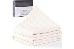 PanxHome Gewichtsdecke 150x200cm, 7kg Weighted Blanket Therapiedecke Erwachsene, Schwere Bettdecke zum Stressabbau, 5cm Pocket und Glasperlen für Eine Gleichmäßigere, für 60-80kg