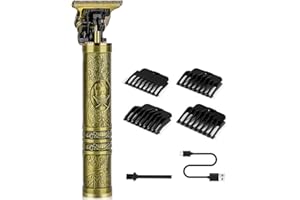PIPPIXIA Hair Clippers Beard Trimmer for Men,Electric Cordless Rechargeable Hair Trimmer Set for Barbers and Home,USB Zero Gapped T Blade Hair Cutting Kit,Gift for Men
