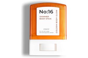 SINOZ No:16 Shimmer Stick | Face & Body Moisturizer | 16 Precious Oils | Lightweight, Non-Greasy Feel | Cheesecake Scent | Pearlescent Glow | 10 ml