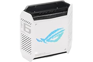 ASUS ROG Rapture GT6 Tri-Band WiFi 6 Mesh System – for home & gaming, smart antenna, covers up to 5,800sq ft, triple-level game acceleration, free internet security, 2.5 G Ethernet port, White