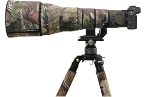 Rolanpro Impermeabile Lens Camuffamento Cappotto per Nikon Z 800mm f6.3 VR S Camouflage Copertura Pioggia Lente Manicotto Protettivo Pistole Caso Abbigliamento 23#