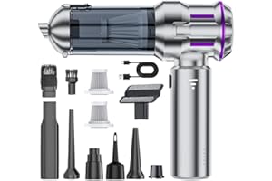 Peelanmall Bezprzewodowy odkurzacz 22000 PA, wysoka wydajność, 4 w 1, 3 biegi, 220000/80000 obr/min, zmywalny filtr HEPA