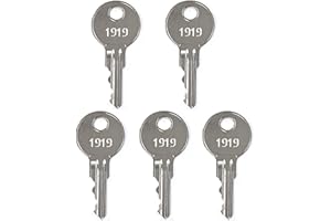 GENERIC 5 Stück Ersatz-Golfwagenschlüssel Zündschlüssel 1919 Passend für EZGO E-Z-GO GOLF CART TXT RXV MPT Medalist Marathon 1982+
