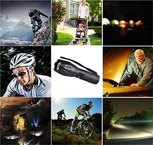 iMing Super Helle LED Taschenlampe Standard Fackel Tactical Handheld Taschenlampen für Camping Outdoor (2er Pack) - 7