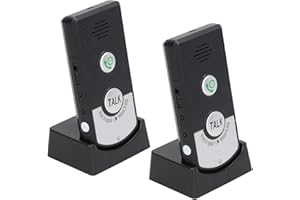 Pyhodi Sistema di Interfono Domestico Wireless per Anziani, Interfono Vocale Intelligente, Comunicazione Bidirezionale Cercapersone per Infermiere Sistema di Chiamata per Infermiere per