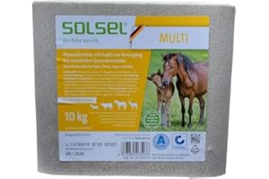 Solsel Leckstein Multi mit Kupfer 10 kg Pferde Wild Rinder Ziegen