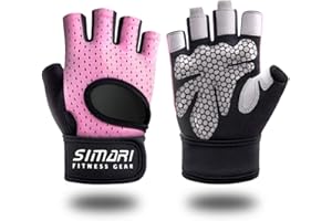 SIMARI Guanti da allenamento da uomo e donna, per sollevamento pesi, con supporto per il polso, per palestra, fitness, allenamento con esercizi di allenamento SMRG902