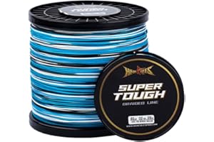 HERCULES Lenza da pesca intrecciata super resistente, 130-9100 m, lenza da pesca intrecciata da 1,8 kg a 72,6 kg, per acqua dolce e salata, in PE, 4/8 fili