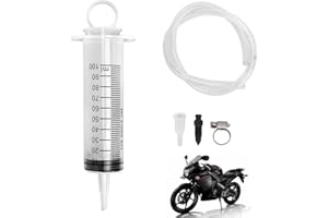 Comioke Siringa di Aspirazione, Siringa di Aspirazione dell' Olio, 100ml Pompa Manuale a Siringa, Siringa Aspirazione Olio, Siringa per Cambio Olio, Siringa Olio Cambio Pompa Aspira Olio Motore