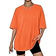 Trendy Queen Womens Oversized Summer T Shirts Fashion Workout Plus Size Tops Short Sleeve Beach Vacation Gym Clothes 2025