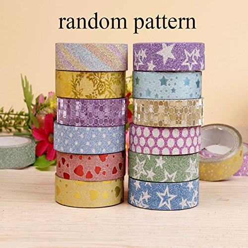 10 Piezas Papel Washi Cinta Adhesiva Pegatina Decor - 1 5cm x 3m  Colour 2 