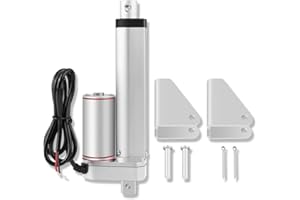 GUGXIOM Actuadores lineales, actuadores lineales de 24V, actuadores lineales con una carrera máxima de 100 mm y 750 N, adecuados para aplicaciones en electrónica, abridores de puertas eléctricos y automotriz