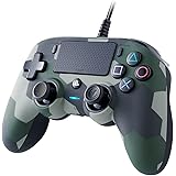 Nacon Wired Compact Controller for PS4 (Camo Green) PlayStation official Licensed Product