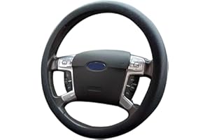 BERFEA Silicone Steering Wheel Covers, 13-15 Inches Non-Slip Universal Steering Wheel Covers,Black