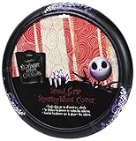 Nightmare Before Christmas Jack Skellington Purple Bats and Cross Bones Tim Burton Disney Vehicle Car Truck SUV Auto Universal Fit Steering Wheel Cover