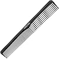 FABCARE Carbon Kamm Antistatisch - Bruchfester Friseur Kamm aus hochfestem Carbon-Kunststoff - Haarschneidekamm und Styling K