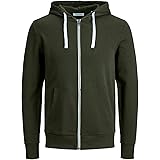 JACK&JONES Jjeholmen Sweat Zip Hood Noos Felpa con Cappuccio Uomo
