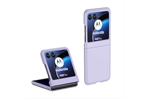 GIOPUEY Cover Compatibile con Motorola RAZR 40 Ultra, Materiale PC Rigido Custodia, Comodo e Liscio al Tatto Case，Antiurto, Anti-Impronta - Purple