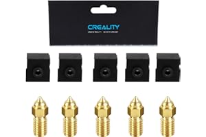 KOYOFEI Creality 5PCS 0.4mm Nozzles and 5PCS Silicone Socks Kit for Ender 5 S1, 3D Printer Parts Hotend Silicone Cover for Ender 5 S1, Ender 7