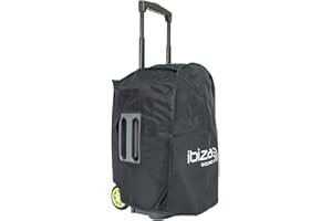Ibiza - PORT-BAG12-MKII - Funda de transporte para altavoces PORT12VHF-MKII y PORT12UHF-MKII - Negro