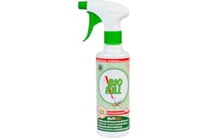 EUROCALI Biokill Insetticida Biologico di Piretro Naturale a Base Acquosa - Flacone Spray da 375ml Bio Kill