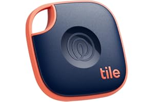 Tile by Life360 Mate - lokalizator Bluetooth do znajdowania kluczy, torebek i innych rzeczy. Znajdowanie telefonu. Zgodność: iOS i Android. 1 szt. (navy blaze)