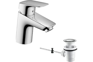 hansgrohe Logis Jednouchwytowa bateria umywalkowa 70 z cięgłem chrom, 71070000