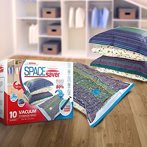 Platzsparendes spacsaver Jumbo Vakuumbeutel, 10 Stück - 5