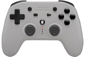 Retro Fighters PS Defender Wireless 2.4G Controller Grey - PS1, PS2, PS3, PS Classic, Switch & PC Compatible