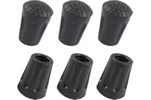 OMUKY Gummipuffer für Walkingstöcke Nordic Walking Stöcke Pads, Gummipuffer für Asphalt und Stein, für den Nordic Walking Stock mit einen Durchmesser von 10mm