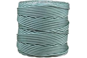 COFAN Cordon Tressé De Polyprop.5Mm 200M Blanc/Vert