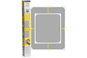 EASYmaxx Insect Protect | Mosquitera telescópica | Mosquitera ventana | Con marco premontado | Mosquitera extensible | Mosquitera integrada | Blanco