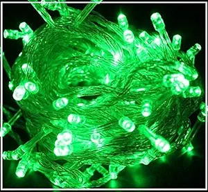 Blackberry Overseas 25 Metre Long Green Colored Decorative LED Lights