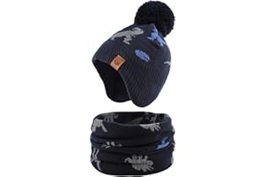 XIAOHAWANG - Sombrero de Invierno para niño, niña, Gorro de calentito para otoño de 0 a 7 años