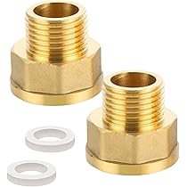 Messing 1 inch, 3 stuks binnendraad, verbindingsstuk, dubbele IG/IG