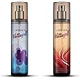 Layer'r Wottagirl Vanilla Twist Body Spray For Women, 135ml & Wottagirl Body Spray, Mystic Island, 135ml