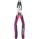 WORKPRO 5 in 1 Universal Crimper, Wire Stripper and Cr-V Wire Cutter | Multifunctional Chrome Vanadium Steel Pliers with Wire