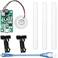 Youmile Micro USB Humidifier Module,20mm 5V Circuit Board Atomization Module Ultrasonic Atomizer Mist Maker Driver,with Micro USB cable bracket 10mm cotton swab