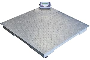 T-Mech - Bilancia Industriale per Pallet 3000kg 120cm x 120cm & Display LCD