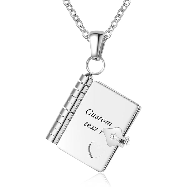 MyCode Collana Personalizzata The Life Book: Ciondolo Libro In Acciaio Anallergico Con Incisioni - Idea Regalo Italiana - 6