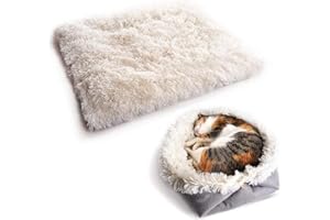 Deautie Katzenbett waschbar Katzen Bettchen - 61 x 51cm Katzen Bett, Zusammenklappbares Katzenbett, Katzenschlafplatz für Katzen oder kleine Hunde