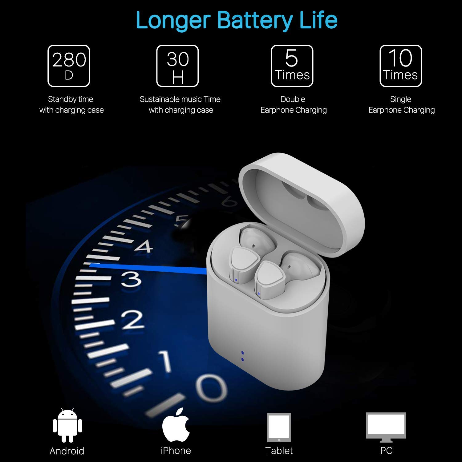 Auriculares-Inalmbricos-Bluetooth-50-Sonido-Estreo-Cancelacin-de-Ruido-IPX6-Resistente-al-Agua-con-Caja-de-Carga-y-Micrfono-Integrado-para-iPhone-Samsung-Huawei-etc